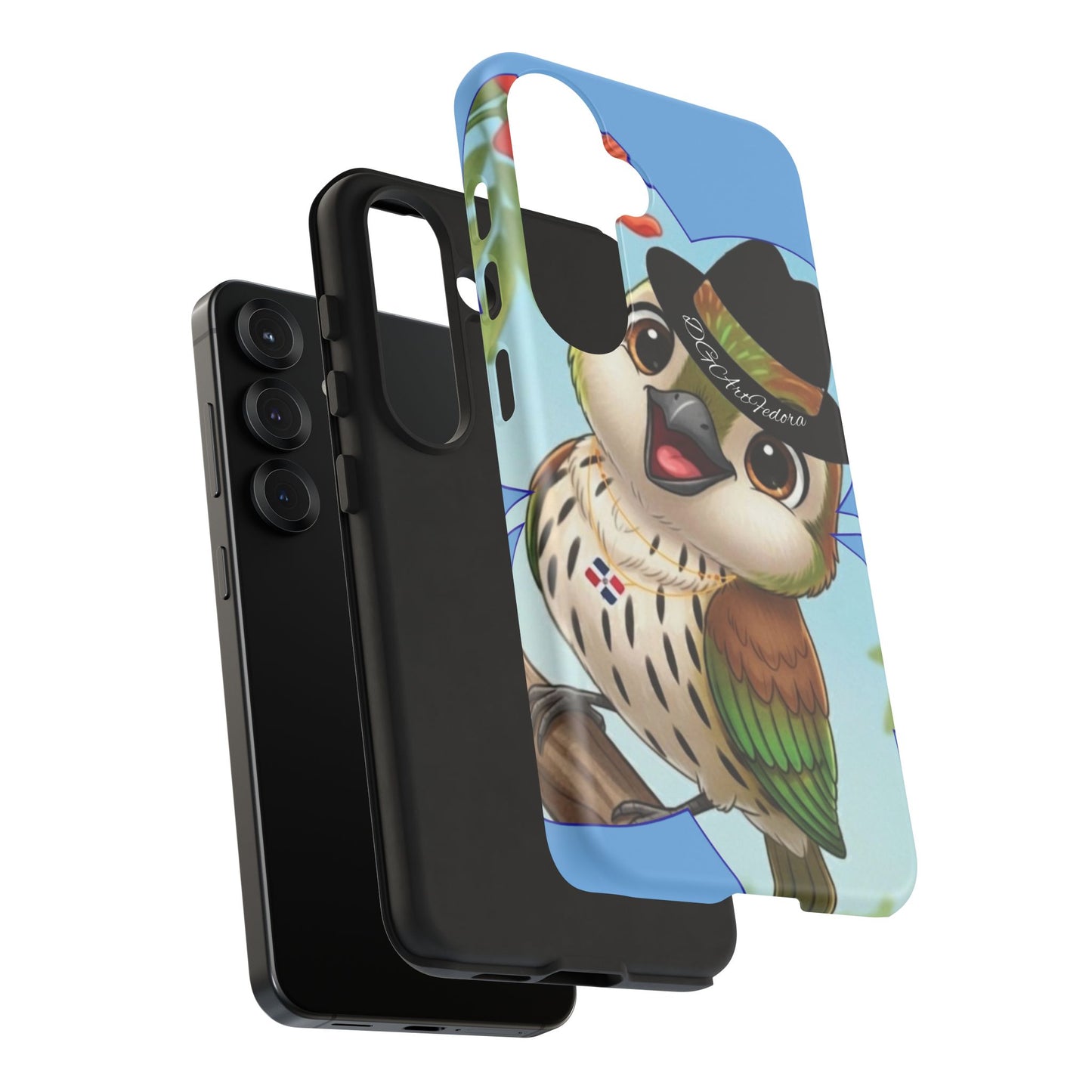 Tough Cases Light Blue Cigüita Design