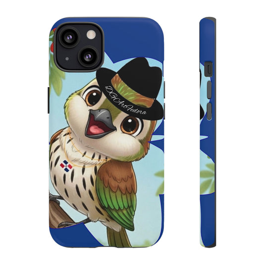 Tough Phone Case - - Matte & Glossy Options - Cigüita Design Blue