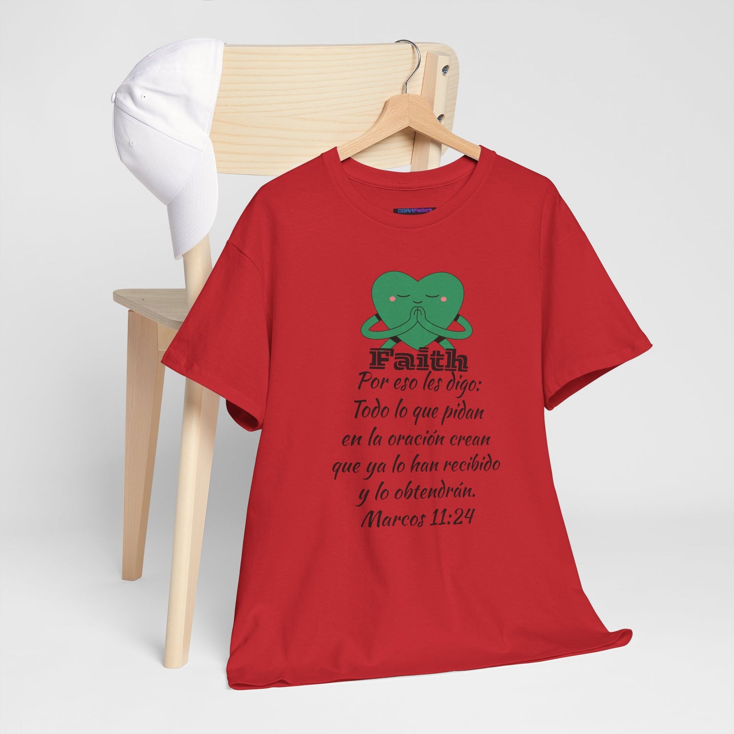Unisex Heavy Cotton Tee - Fe Marcos 11:24