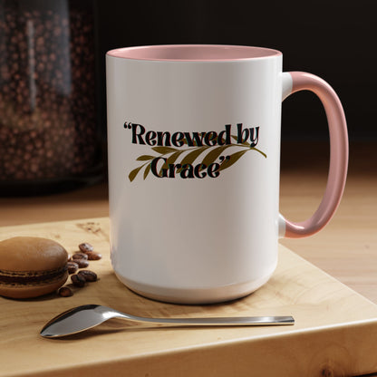 Accent Coffee Mug - Renewed by Grace