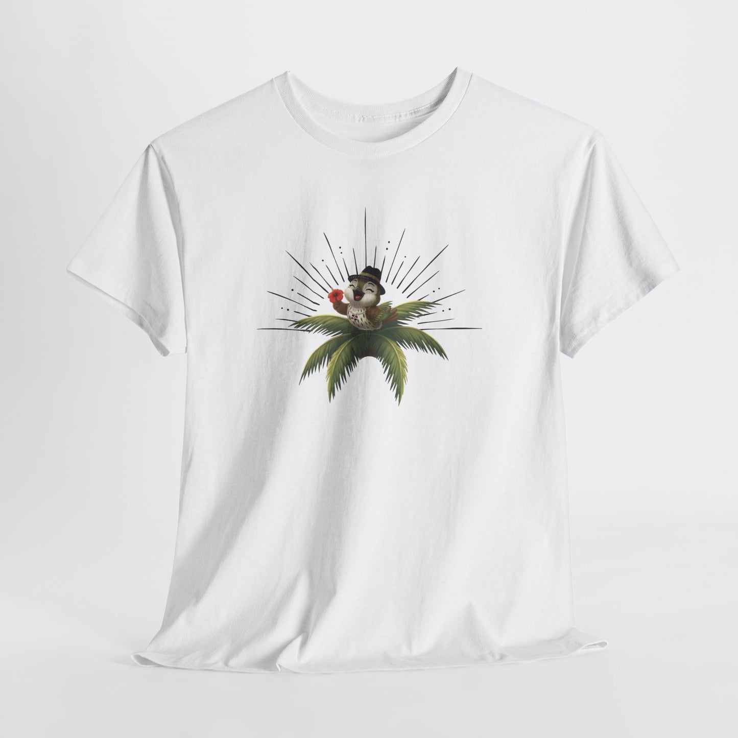Unisex Heavy Cotton Tee Ciguita Tropical Sunrise