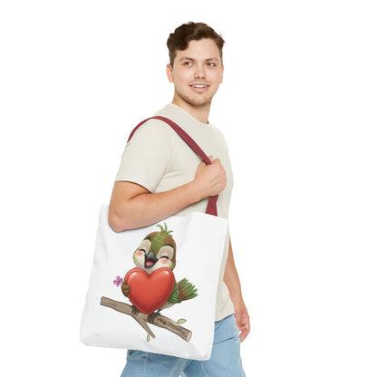 Tote Bag (AOP) - Ciguita Hugging Heart