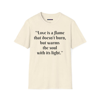 Love is a Flame Unisex Tee
