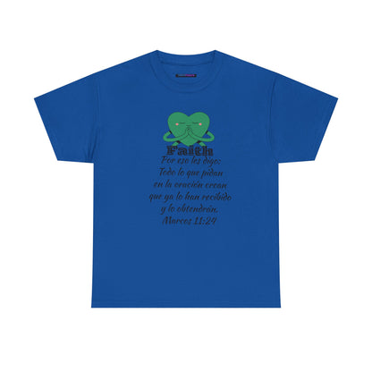 Unisex Heavy Cotton Tee - Fe Marcos 11:24