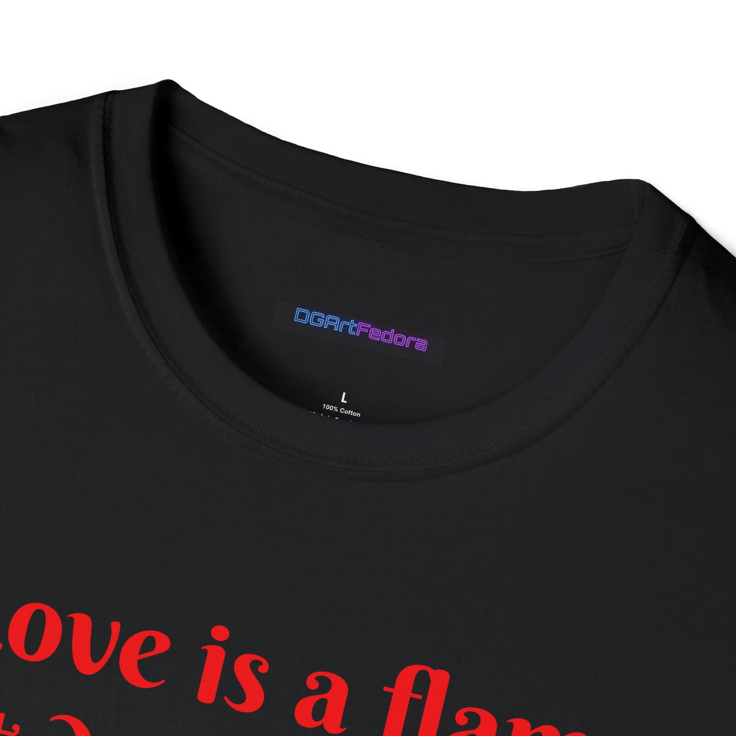 Love is a Flame Unisex Tee