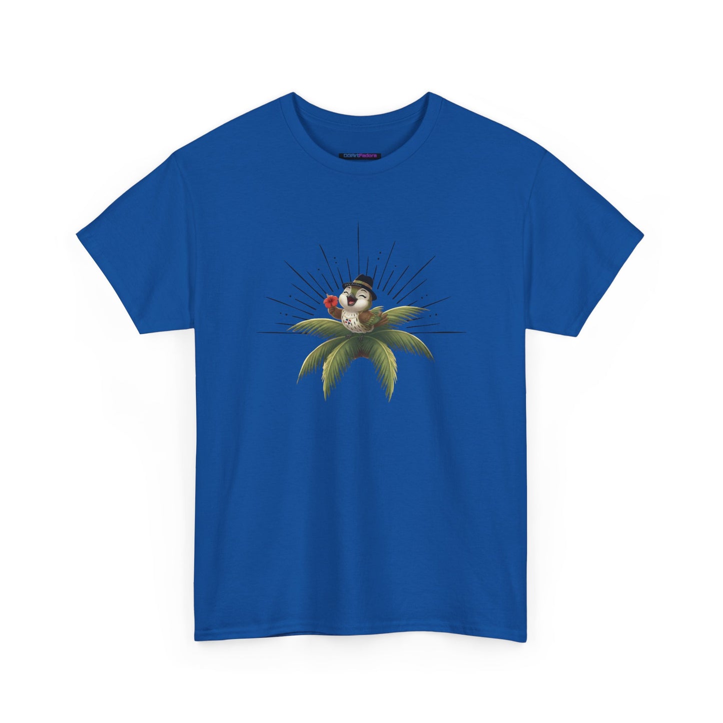 Unisex Heavy Cotton Tee Ciguita Tropical Sunrise