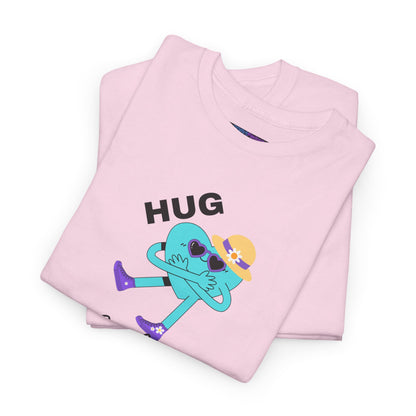Unisex Heavy Cotton Tee HUG ME GIRL