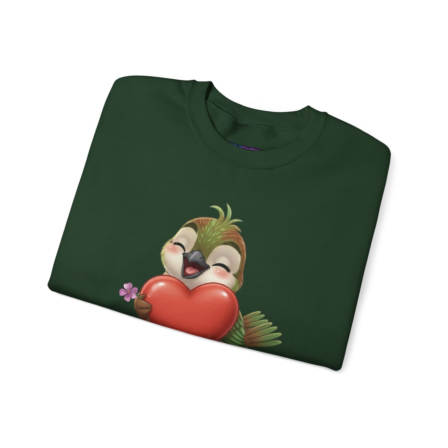 Unisex Heavy Blend Crewneck Sweatshirt Ciguita Hugging a Heart