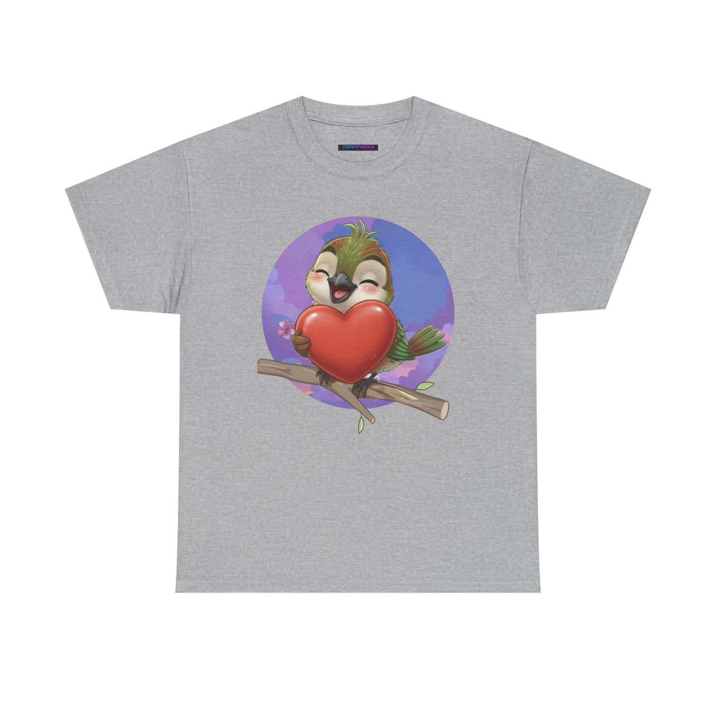 Unisex Heavy Cotton Tee Ciguita Hug your Heart