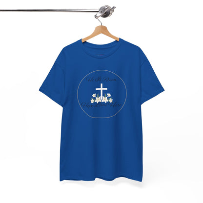 Unisex Heavy Cotton – He is Risen, Hope Lives Here