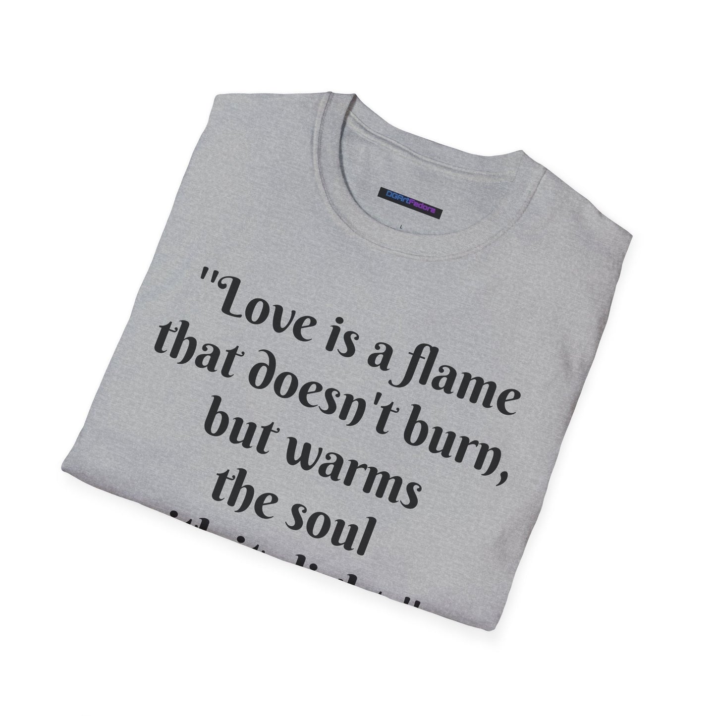 Love is a Flame Unisex Tee