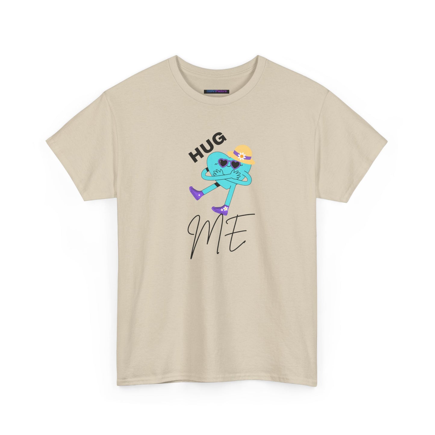Unisex Heavy Cotton Tee HUG ME GIRL