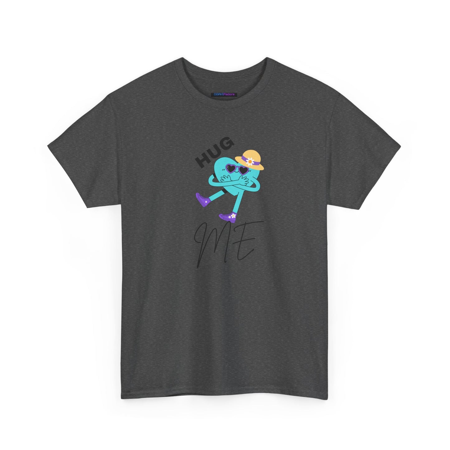 Unisex Heavy Cotton Tee HUG ME GIRL