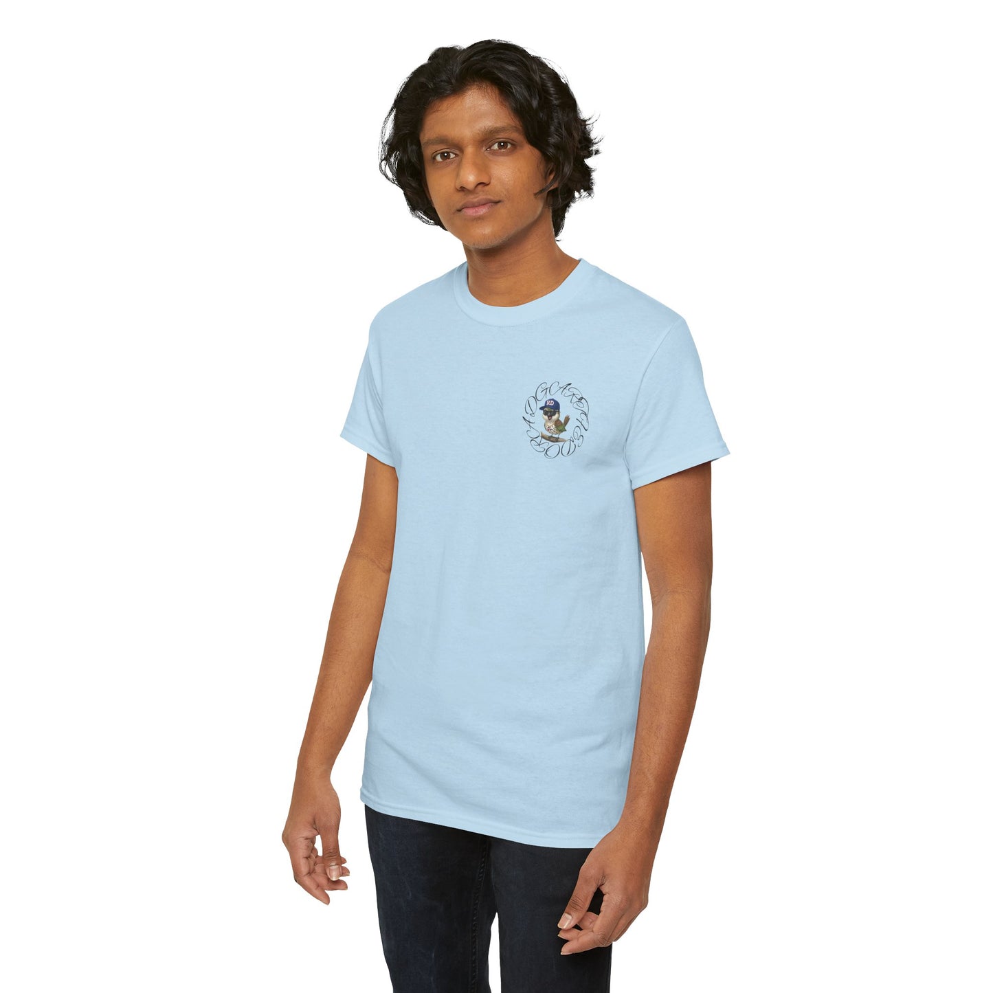 Unisex Heavy Cotton Tee - Cigüita y su Flow Dominicano - Front and Back