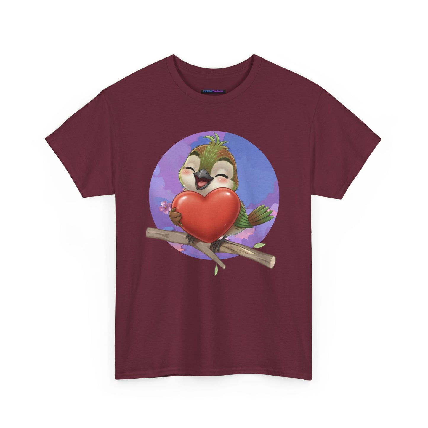 Unisex Heavy Cotton Tee Ciguita Hug your Heart