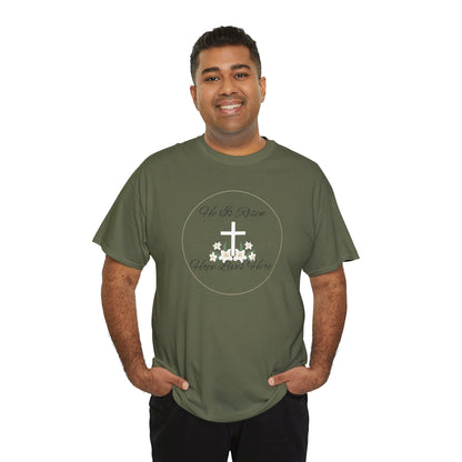 Unisex Heavy Cotton – He is Risen, Hope Lives Here
