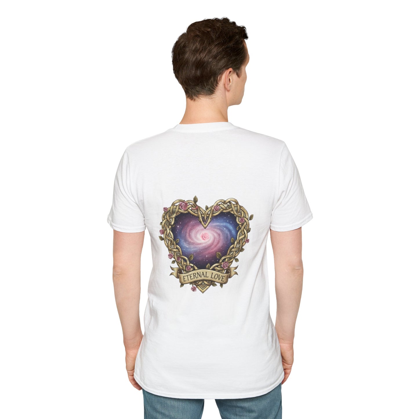 Unisex Softstyle T-Shirt infinity heart alante y atras