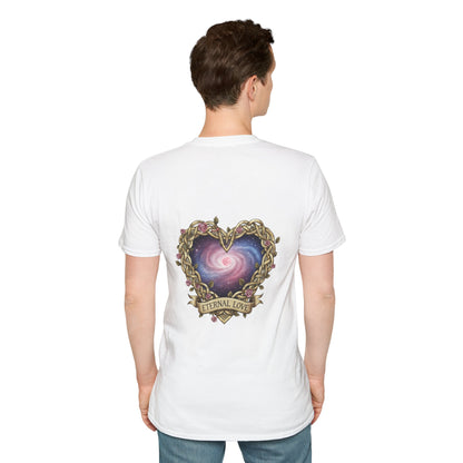 Unisex Softstyle T-Shirt infinity heart alante y atras