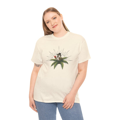 Unisex Heavy Cotton Tee Ciguita Tropical Sunrise