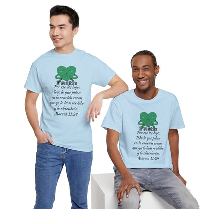 Unisex Heavy Cotton Tee - Fe Marcos 11:24