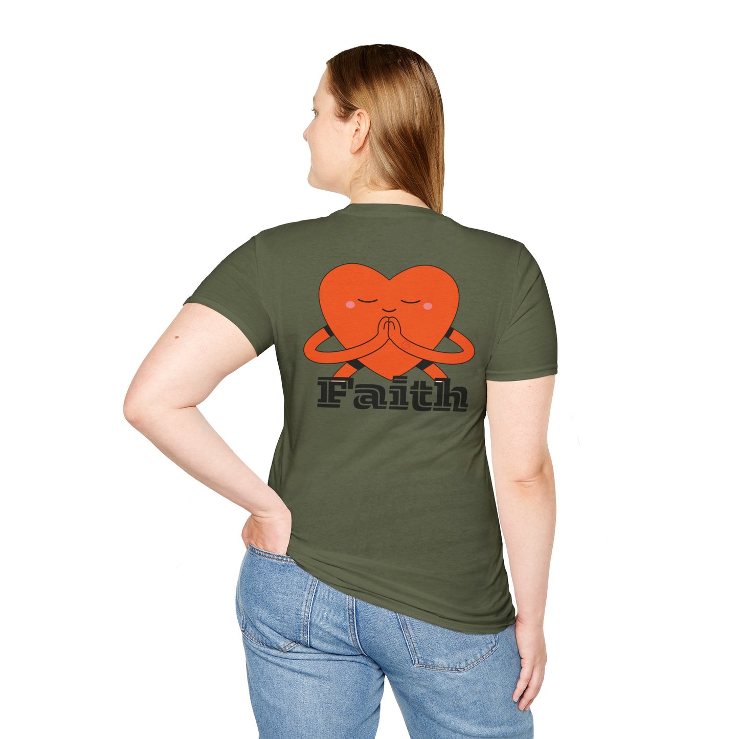 Unisex Softstyle T-Shirt - Faith, Love, Prayer