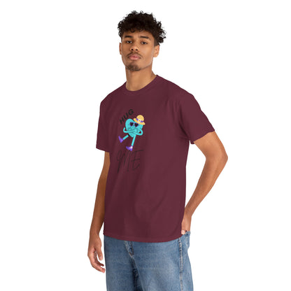 Unisex Heavy Cotton Tee HUG ME GIRL