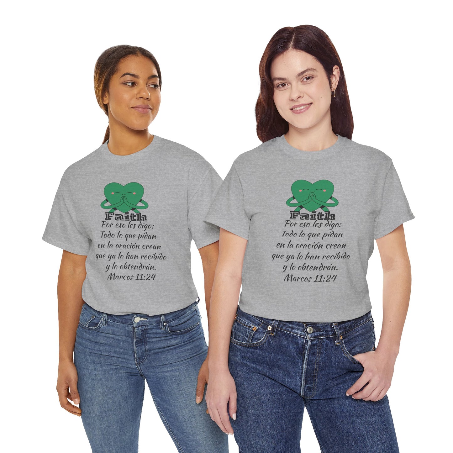 Unisex Heavy Cotton Tee - Fe Marcos 11:24