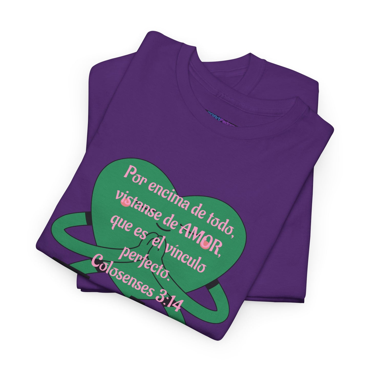 Unisex Heavy Cotton Tee - Fe (Faith), Colosenses 3:14
