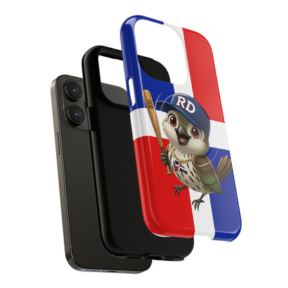 Dominican flag with Cigüa ready for baseball Tough Magnetic Iphone Cases
