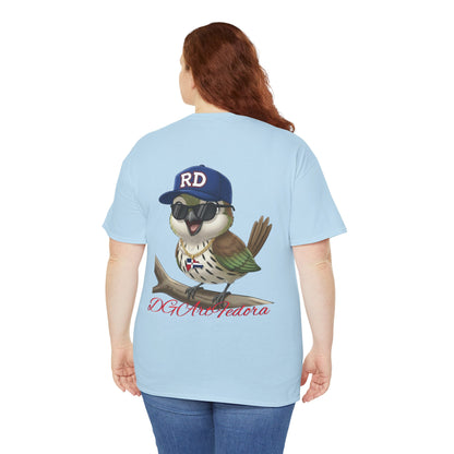 Unisex Heavy Cotton Tee - Cigüita y su Flow Dominicano - Front and Back