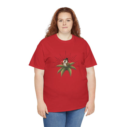 Unisex Heavy Cotton Tee Ciguita Tropical Sunrise