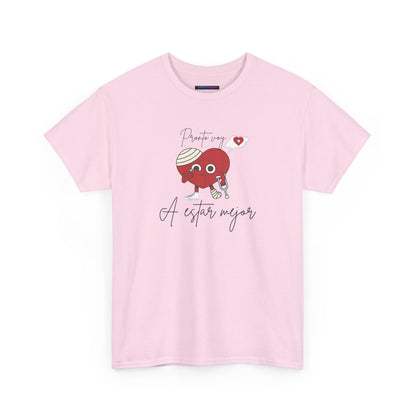 Unisex Heavy Cotton Tee pronto voy a estar bien (I'll be better soon)