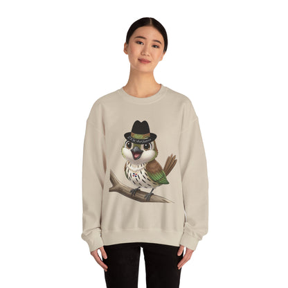 Unisex Heavy Blend Crewneck Sweatshirt Cigüita the Palmchat