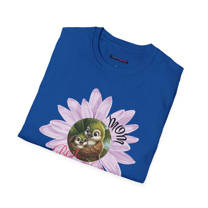 Cigüita Mother’s Embrace Flower Design - Softstyle T-Shirt