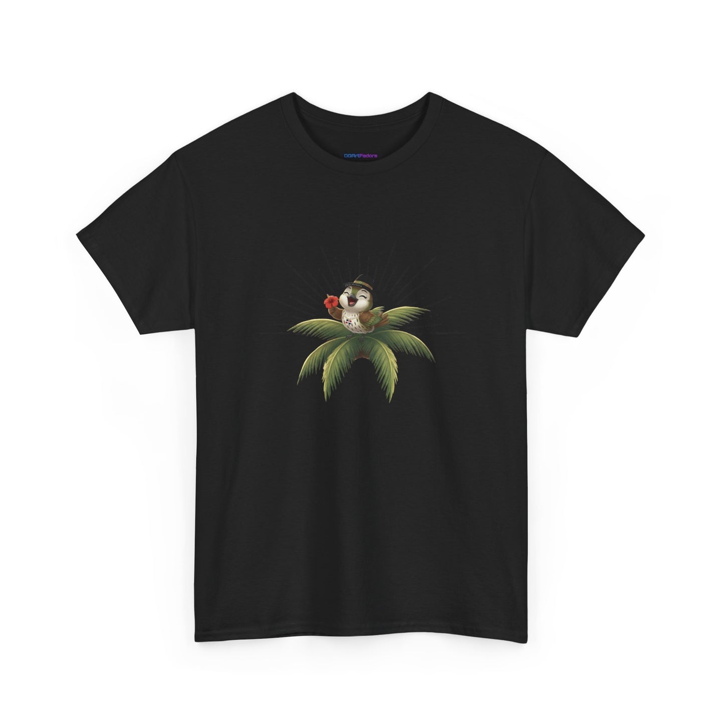 Unisex Heavy Cotton Tee Ciguita Tropical Sunrise