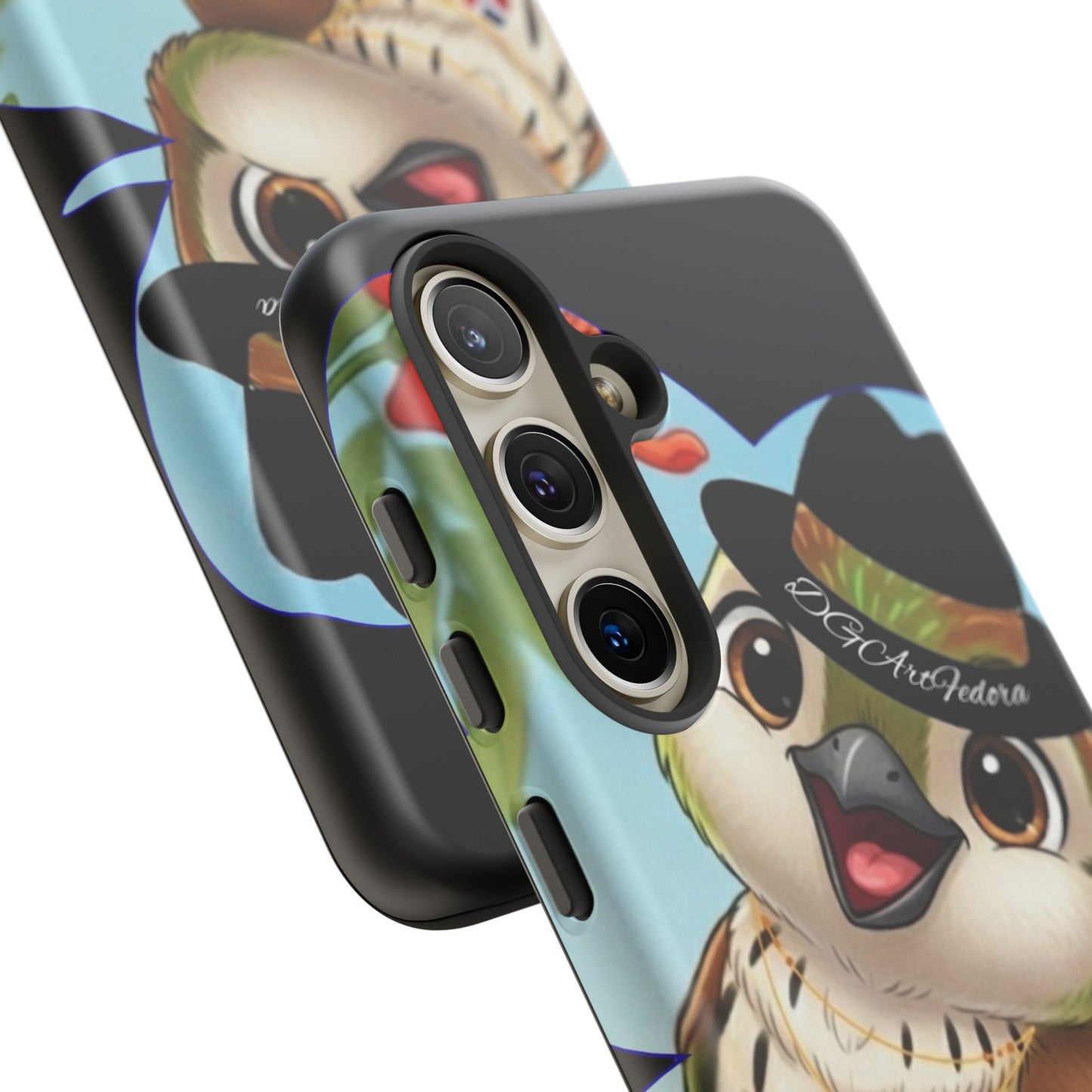 Tough Phone Case  Black- Matte & Glossy Options - Cigüita Design