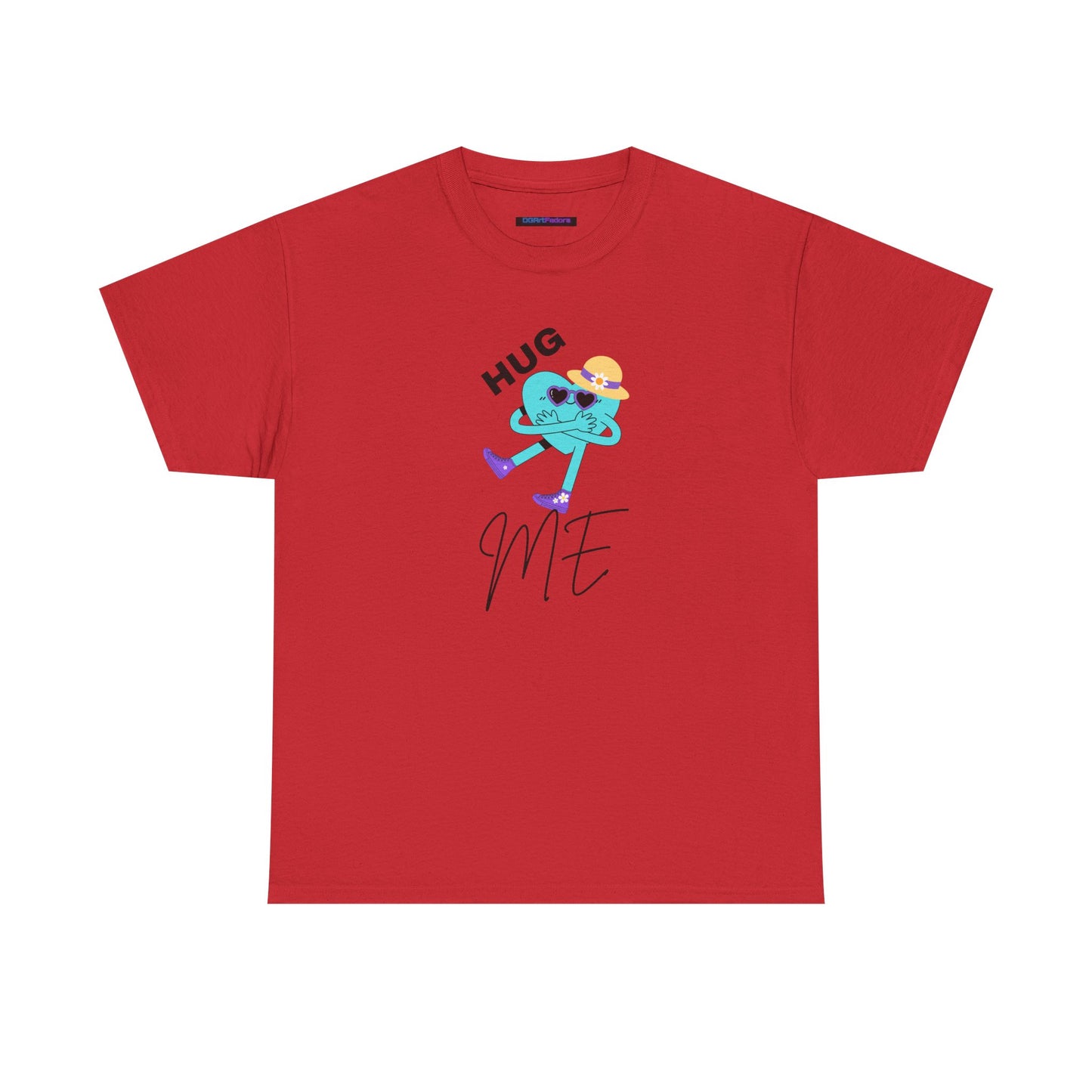 Unisex Heavy Cotton Tee HUG ME GIRL
