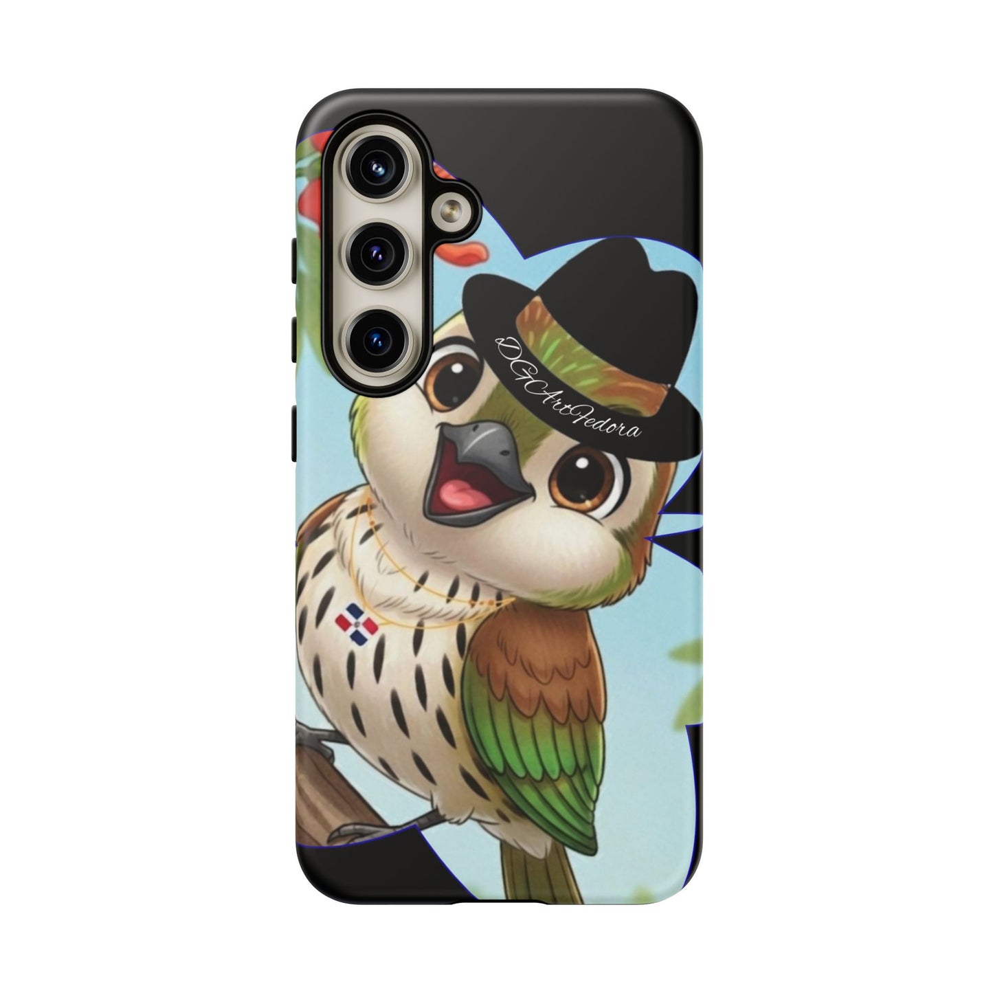 Tough Phone Case  Black- Matte & Glossy Options - Cigüita Design