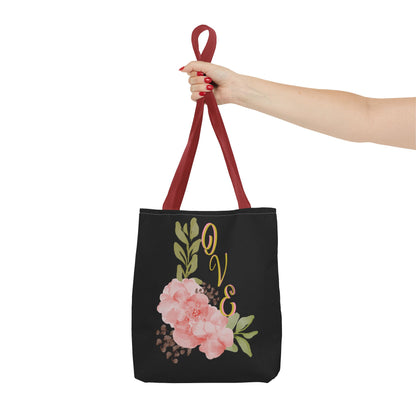 Floral “Love” Design - Tote Bag