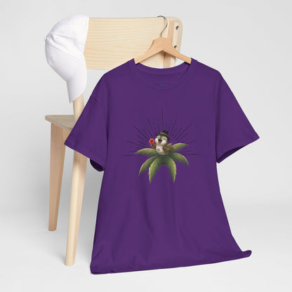 Unisex Heavy Cotton Tee Ciguita Tropical Sunrise