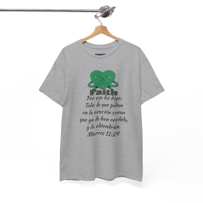 Unisex Heavy Cotton Tee - Fe Marcos 11:24