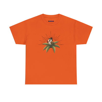 Unisex Heavy Cotton Tee Ciguita Tropical Sunrise