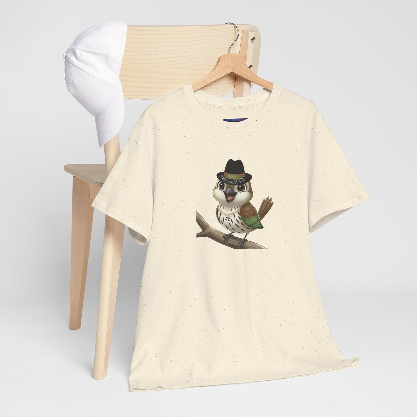 Unisex Heavy Cotton Tee Ciguita Chillin' on a Branch