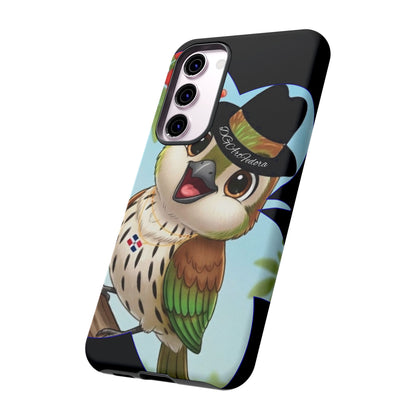 Tough Phone Case  Black- Matte & Glossy Options - Cigüita Design