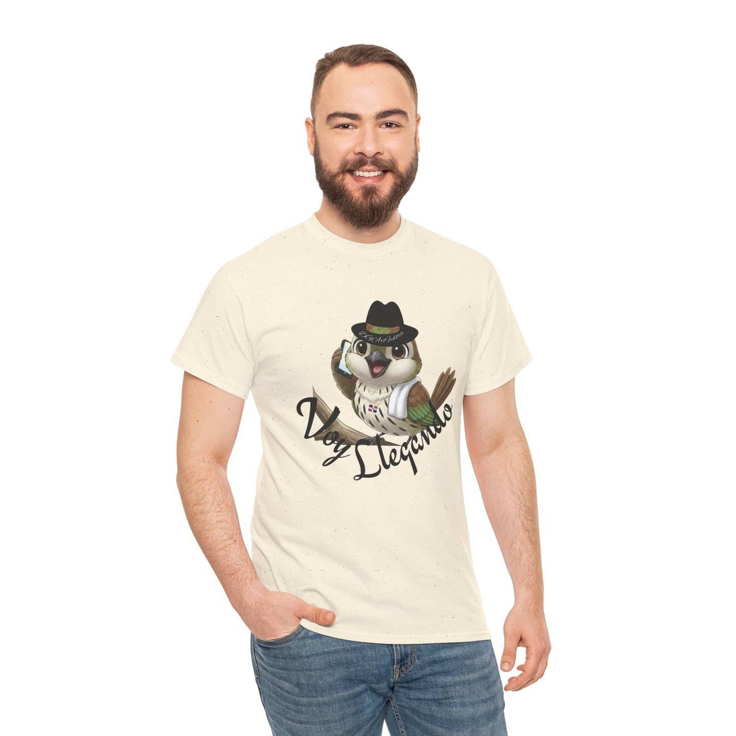 Unisex Heavy Cotton Tee - Voy Llegando