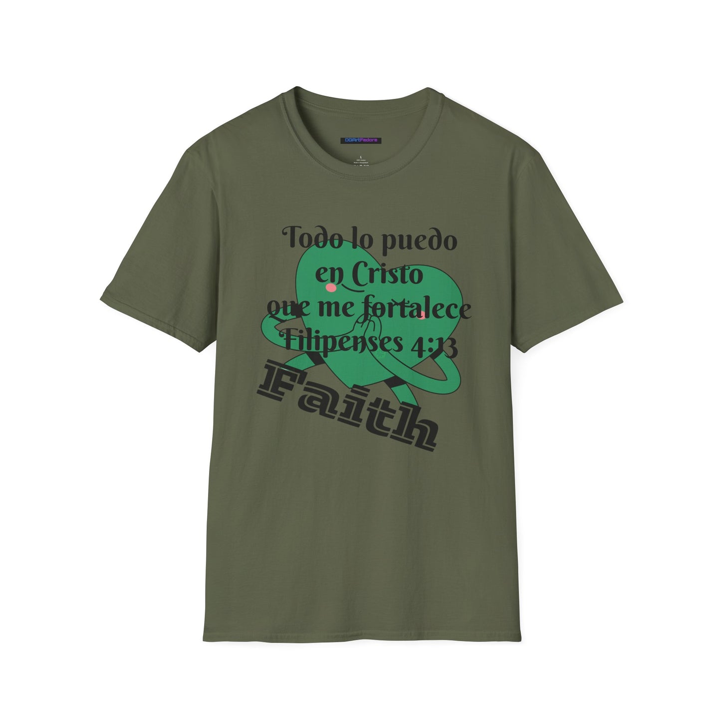 Unisex Softstyle T-Shirt - Filipenses 4:13 Todo lo Puedo en Cristo