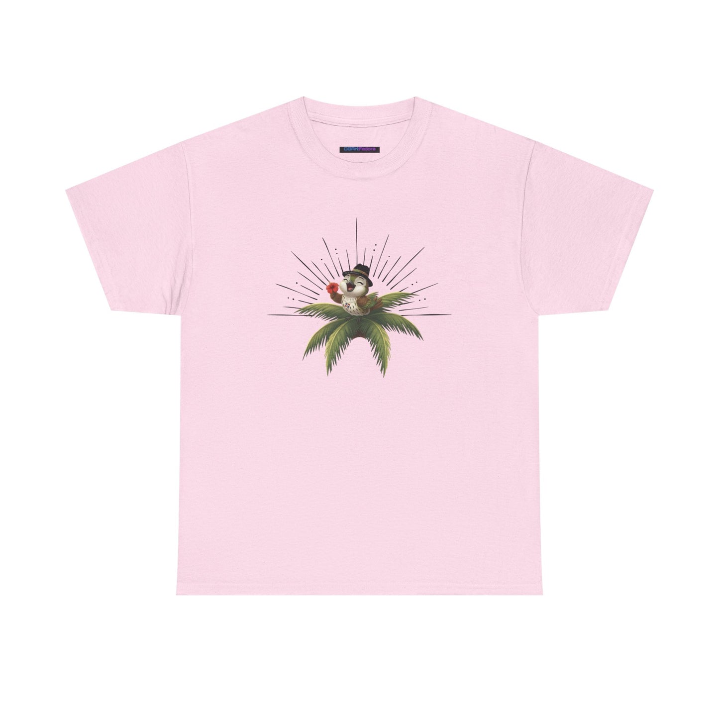 Unisex Heavy Cotton Tee Ciguita Tropical Sunrise