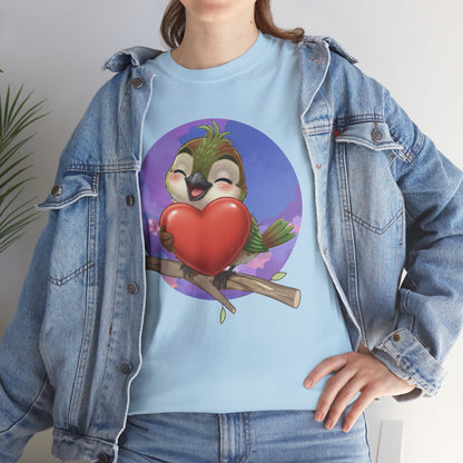 Unisex Heavy Cotton Tee Ciguita Hug your Heart