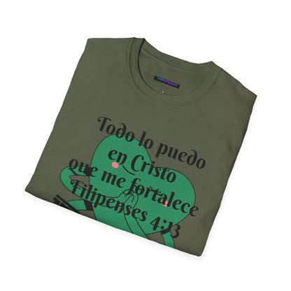 Unisex Softstyle T-Shirt - Filipenses 4:13 Todo lo Puedo en Cristo