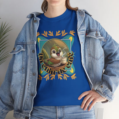 Unisex Heavy Cotton Tee - Un Chin de Café